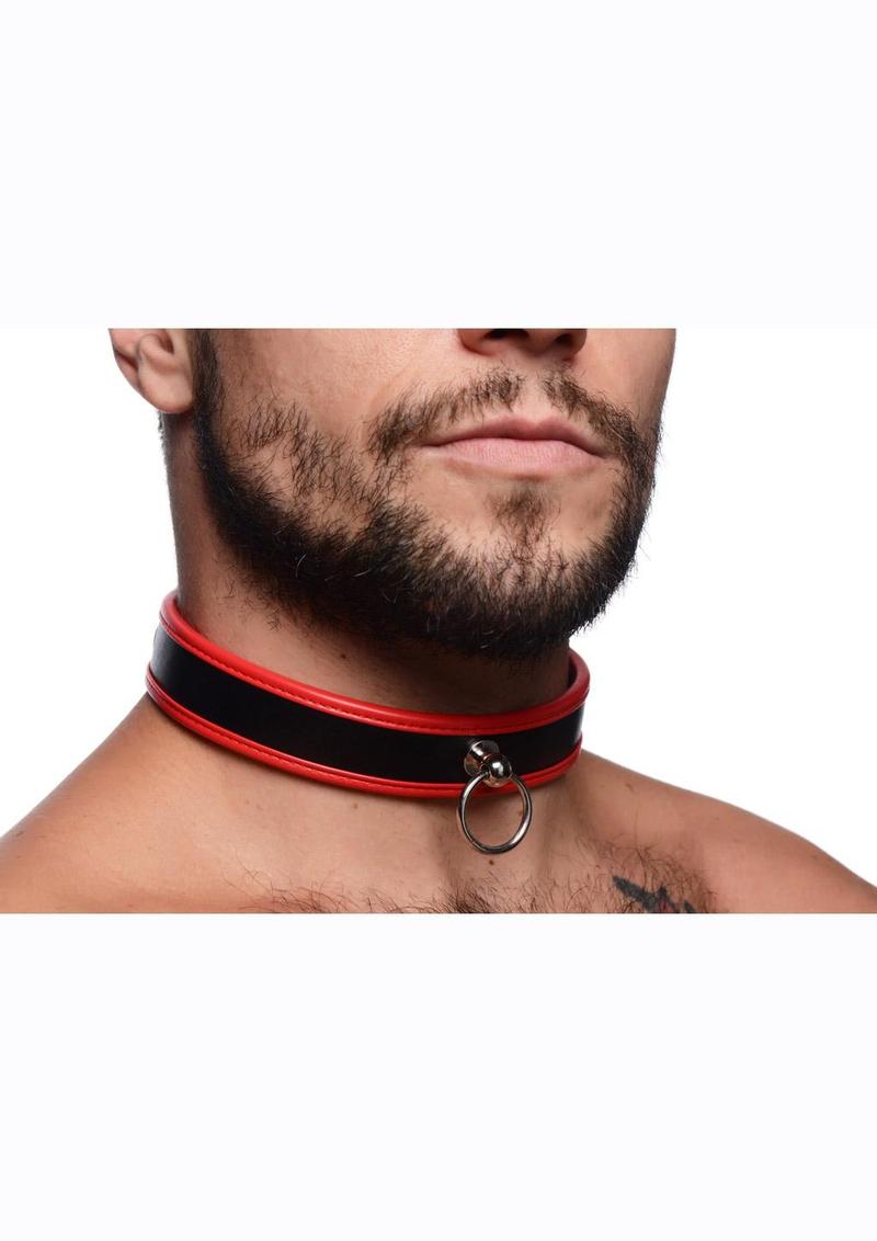 Master Series Black and Red Collar with O-Ring