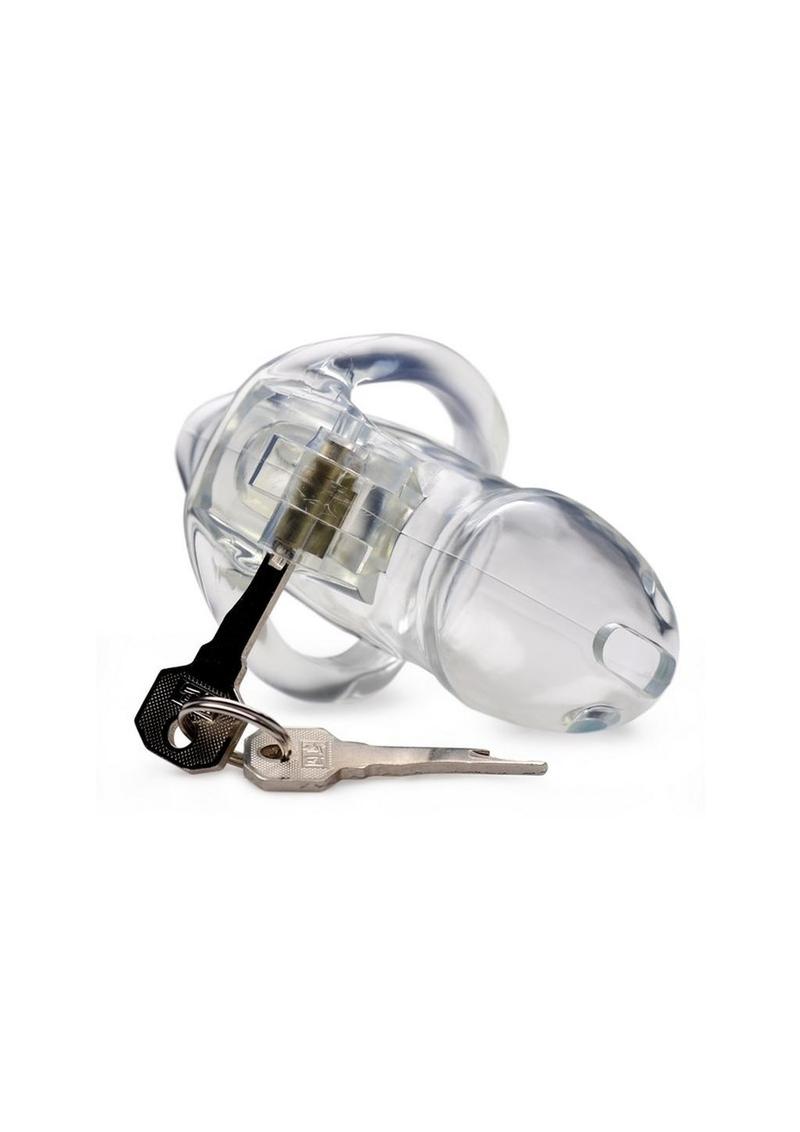Master Series Clear Captor Chastity Cage with Keys