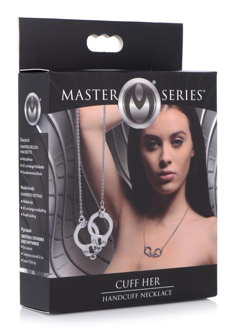 Master Series Cuff Her Handcuff Necklace - Metal/Silver