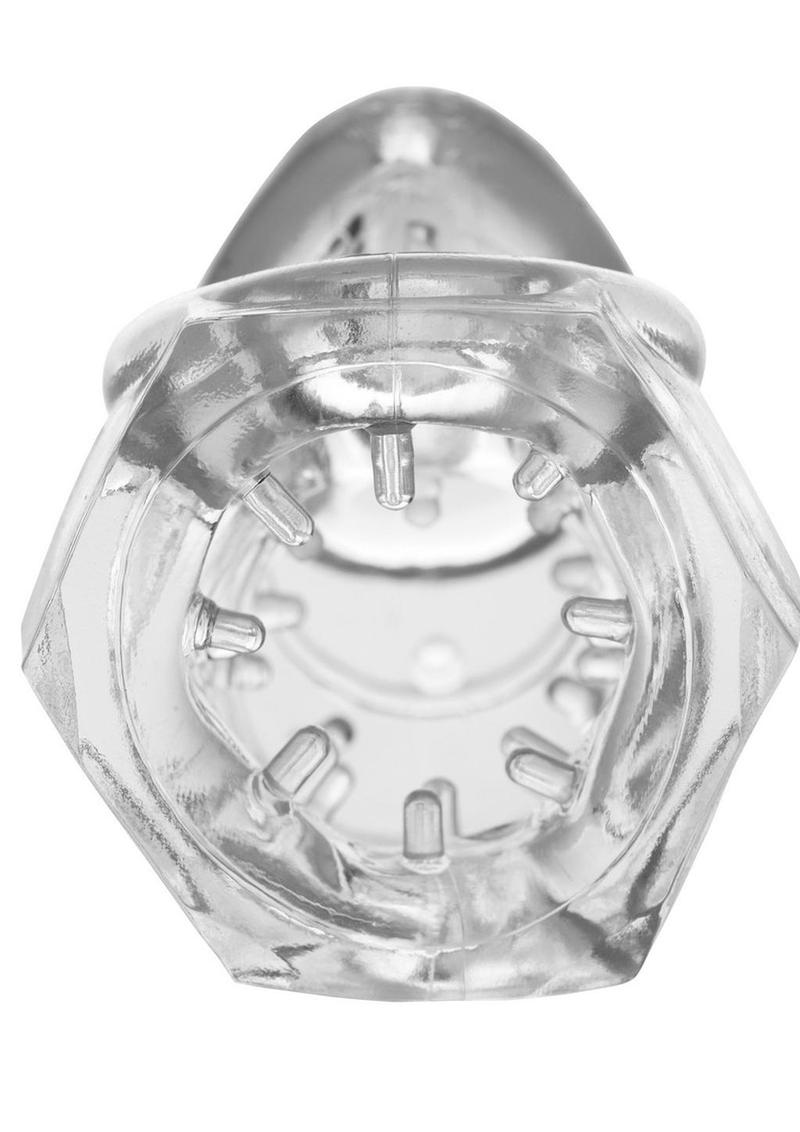 Master Series Detained 2.0 Restrictive Chastity Cage with Nubs