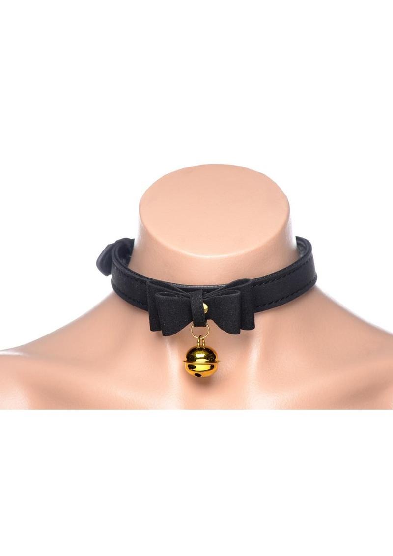 Master Series Golden Kitty Cat Bell Collar