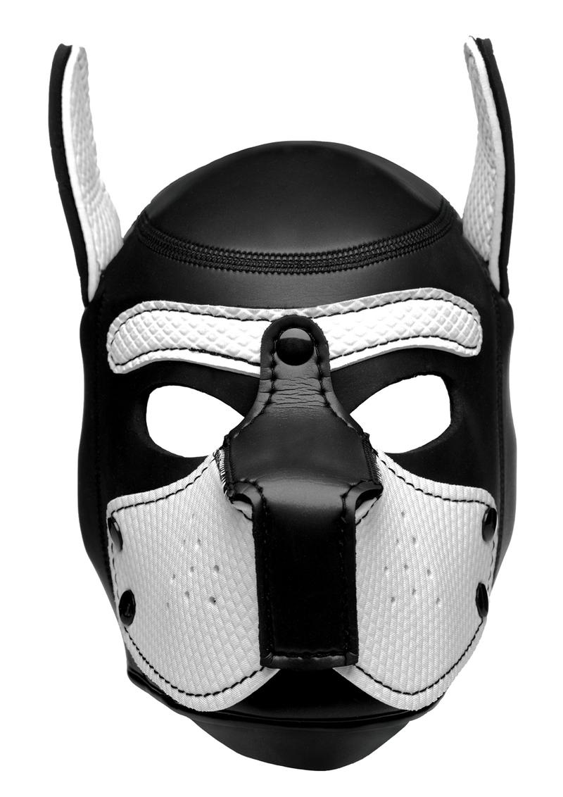 Master Series Neoprene Puppy Hood - Black/White