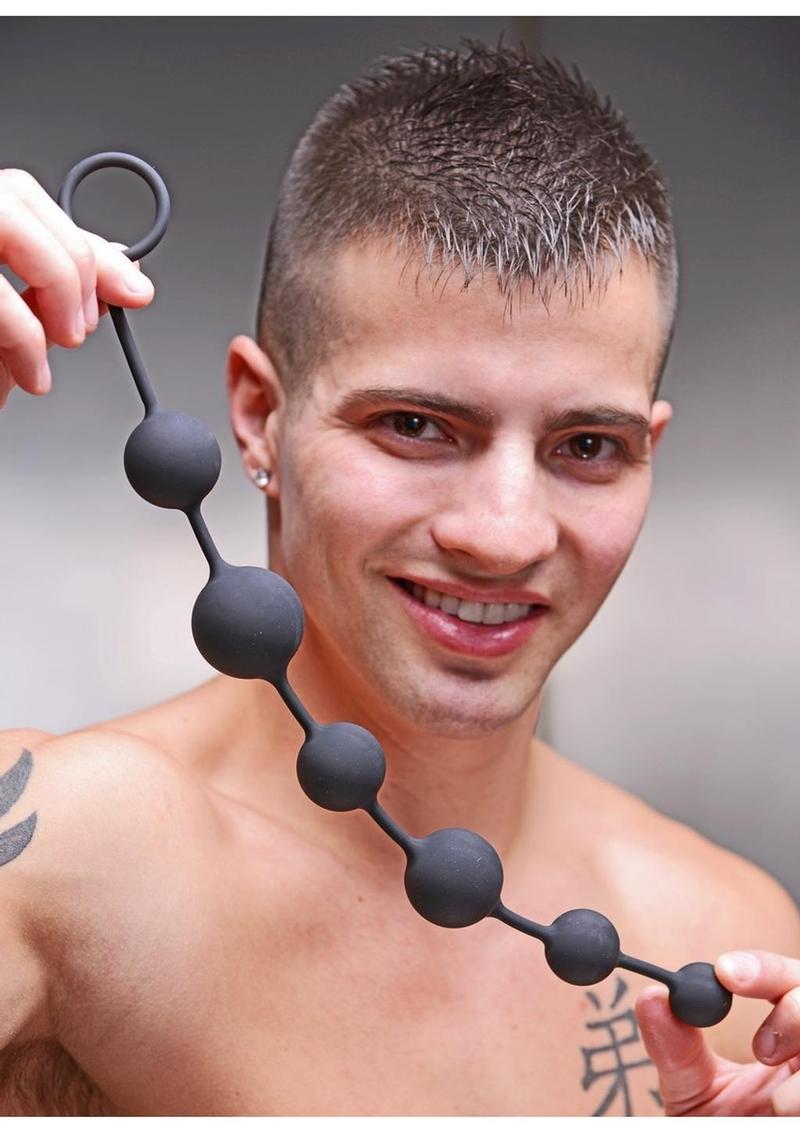 Master Series Serpent 6 Silicone Beads Of Pleasure