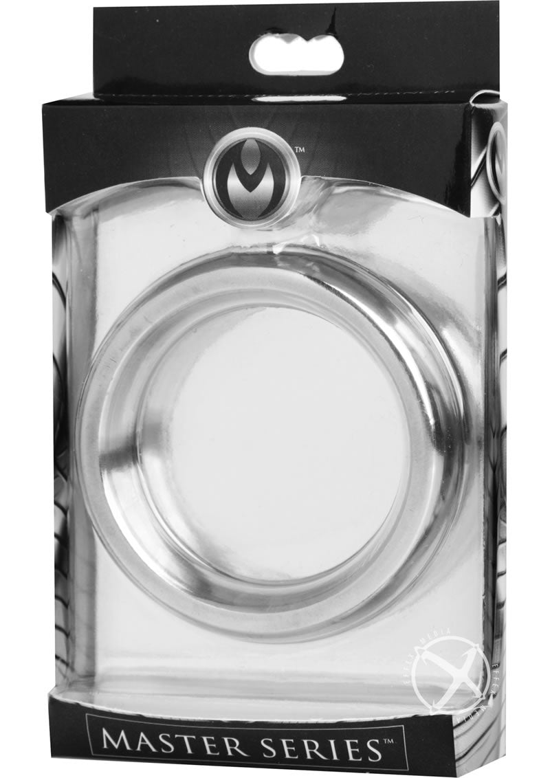 Master Series Stainless Steel Cock Ring - Silver - 2in