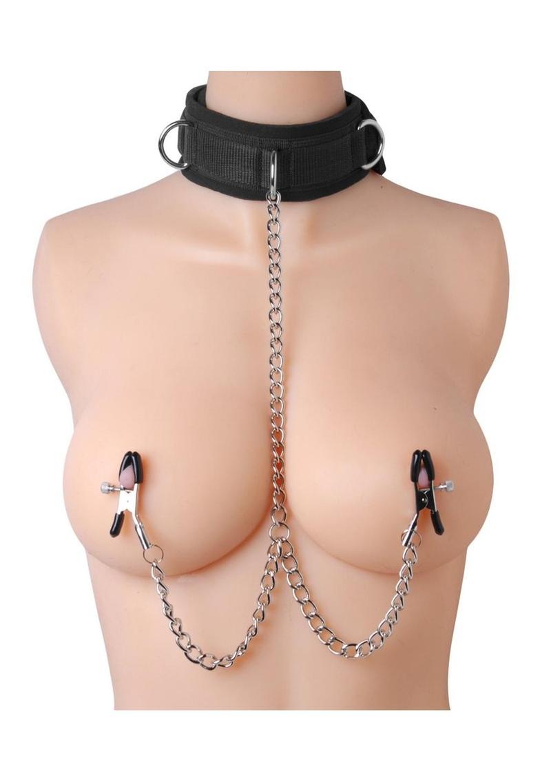 Master Series Submission Collar and Nipple Clamp Union