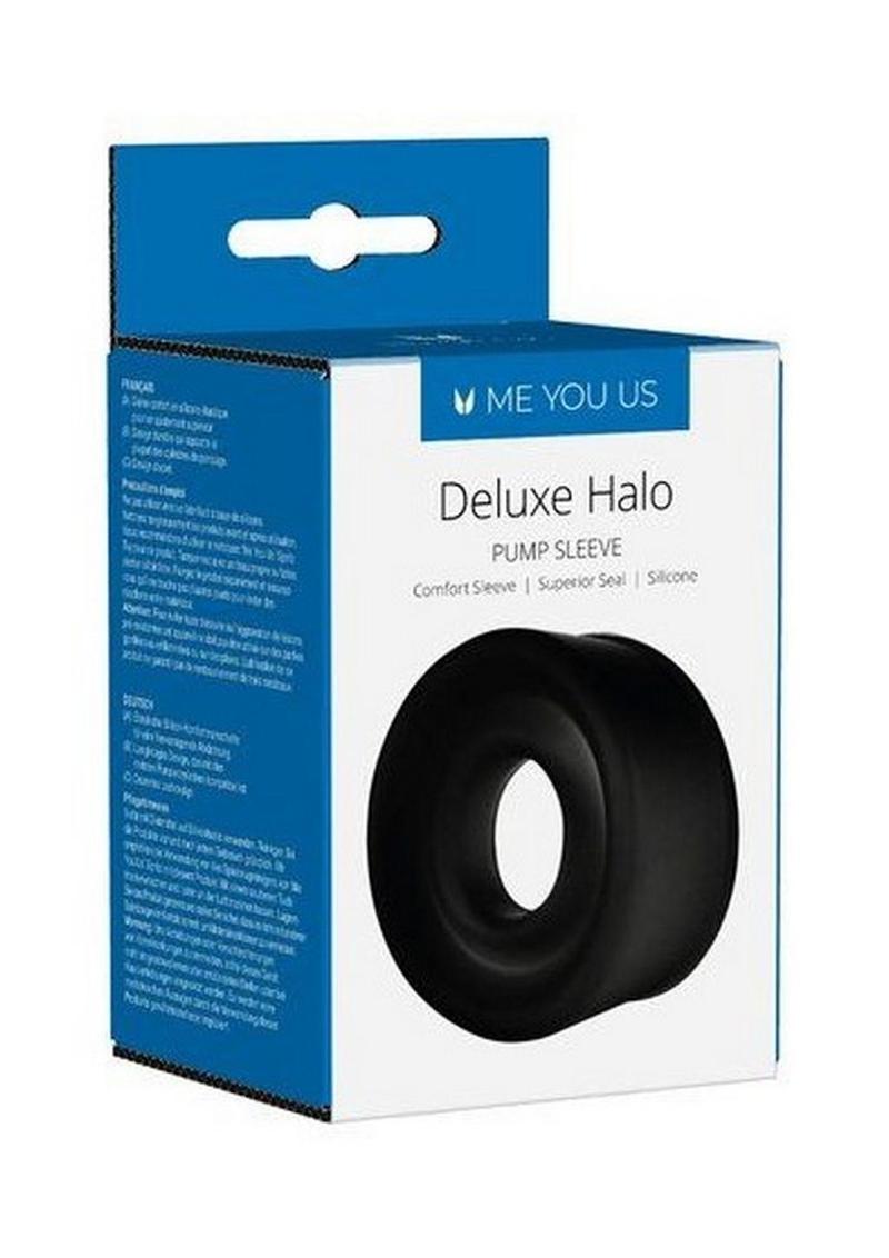 ME YOU US Deluxe Halo Pump Sleeve - Black