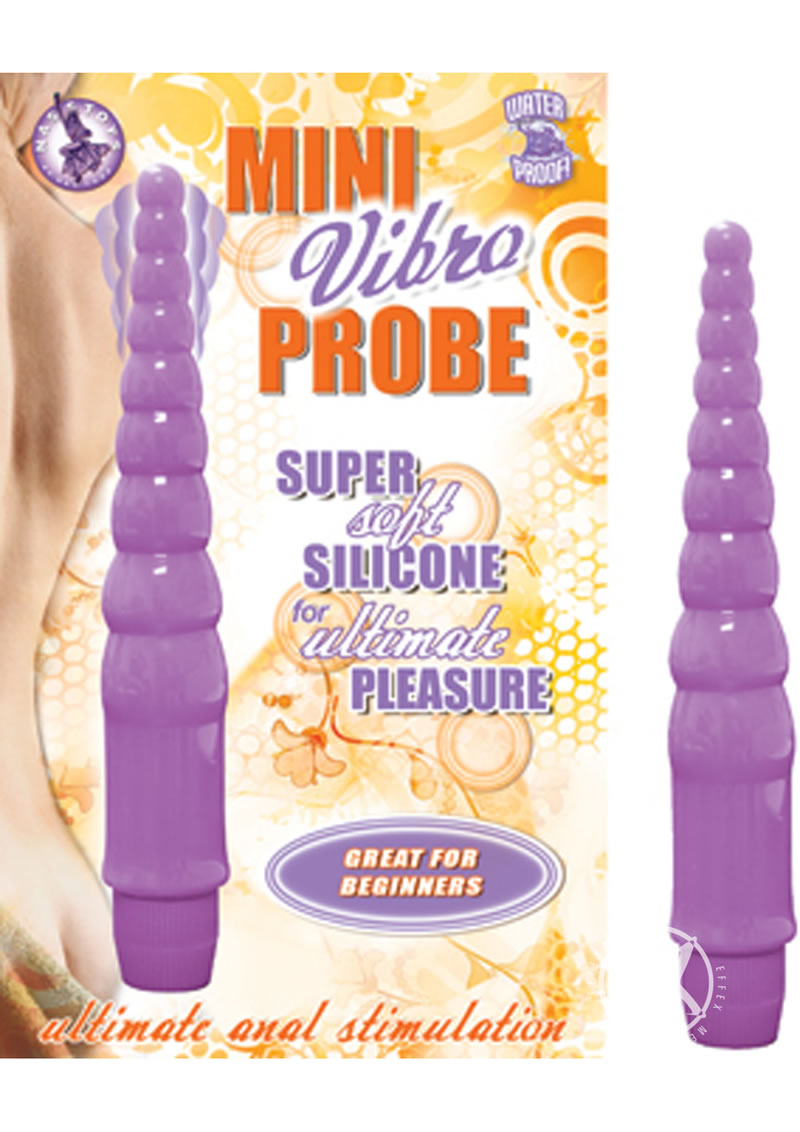 Mini Vibro Probe Anal Stimulator Vibrator - Purple