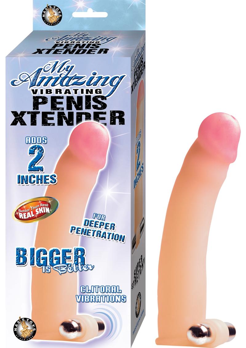 My Amazing Vibrating Penis Xtender Sleeve - Vanilla