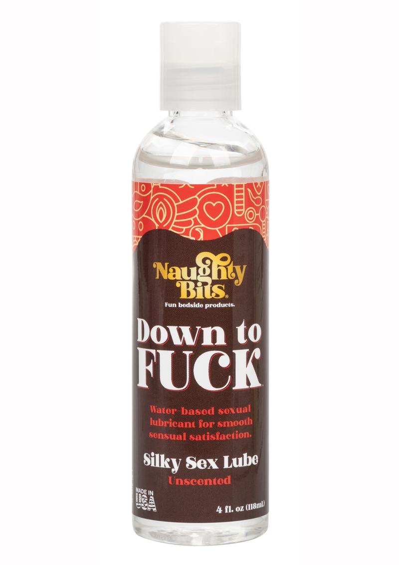 Naughty Bits Down to Fuck Water Based Silky Sex Lube - Boxed