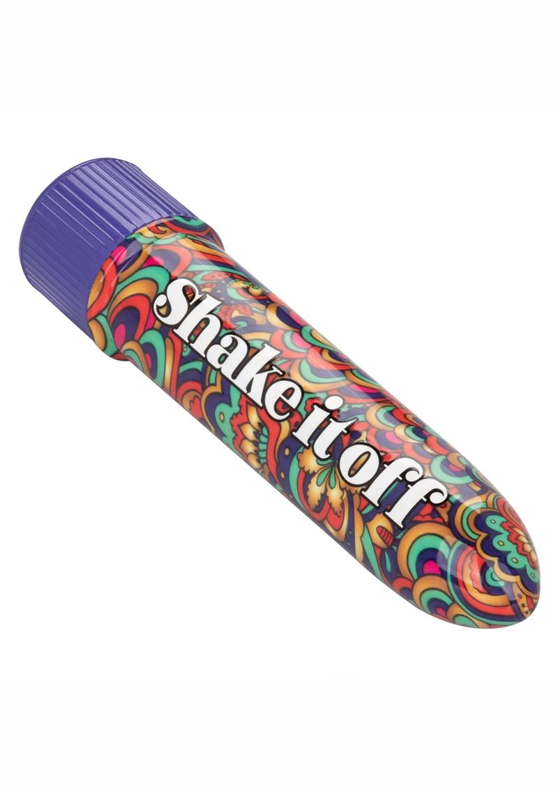 Naughty Bits Shake It Off Powerful Mini Vibrator - Multicolor