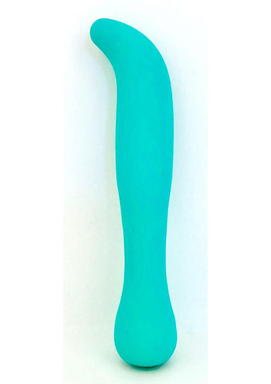 Nu Sensuelle Baelii Xlr8 Rechargeable Silicone G-Spot Vibrator - Blue/Electric Blue