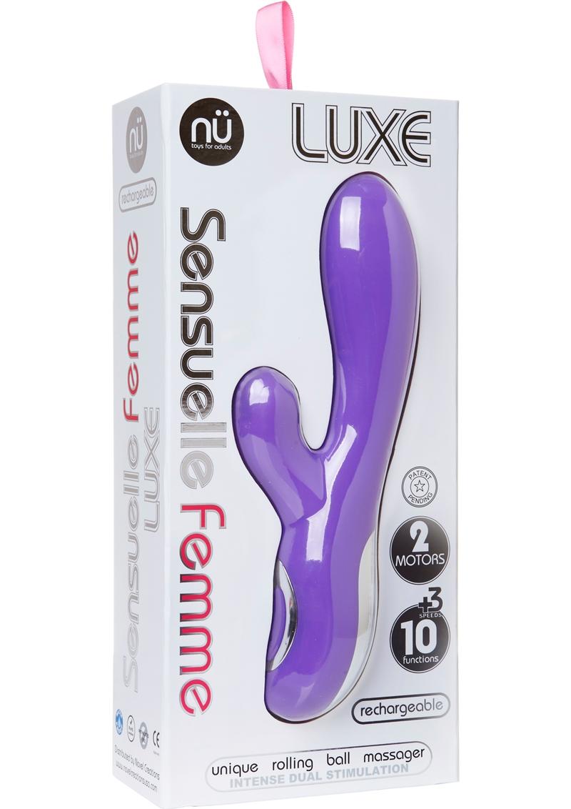 Nu Sensuelle Femme Luxe Rechargeable Silicone Rabbit Vibrator