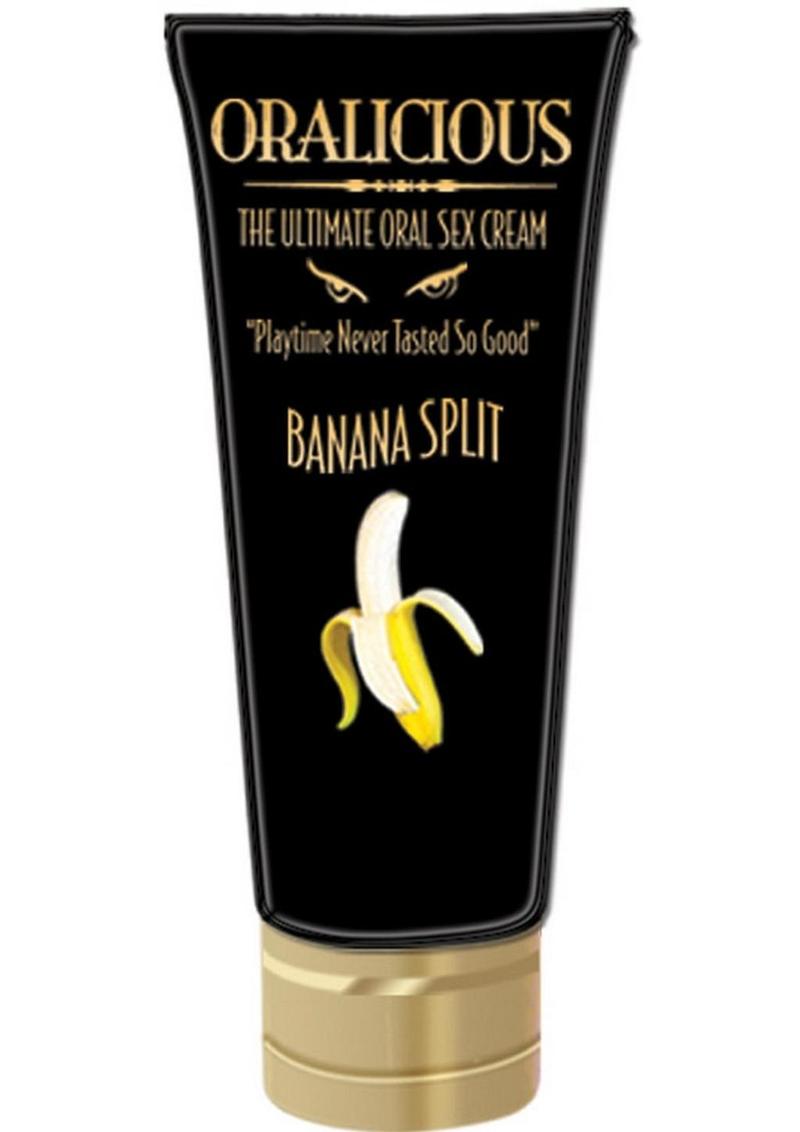 Oralicious Ultimate Oral Sex Cream 2oz - Banana Split
