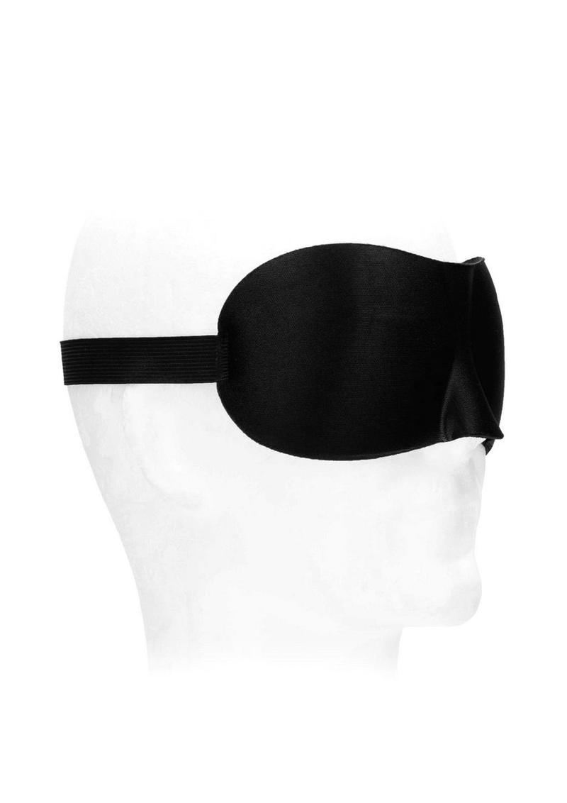 Ouch! Satin Curvy Eye Mask with Elastic Straps