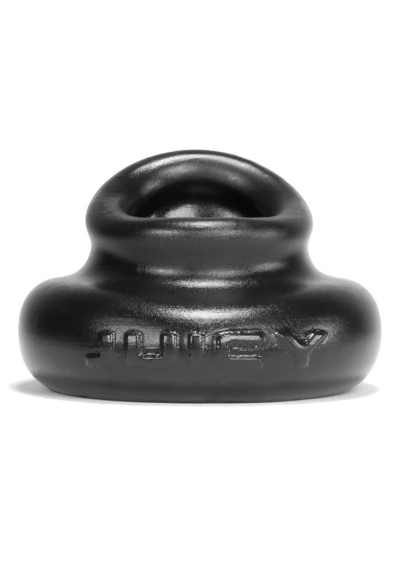 Oxballs Juicy Silicone Cock Ring - Black - 3.5in