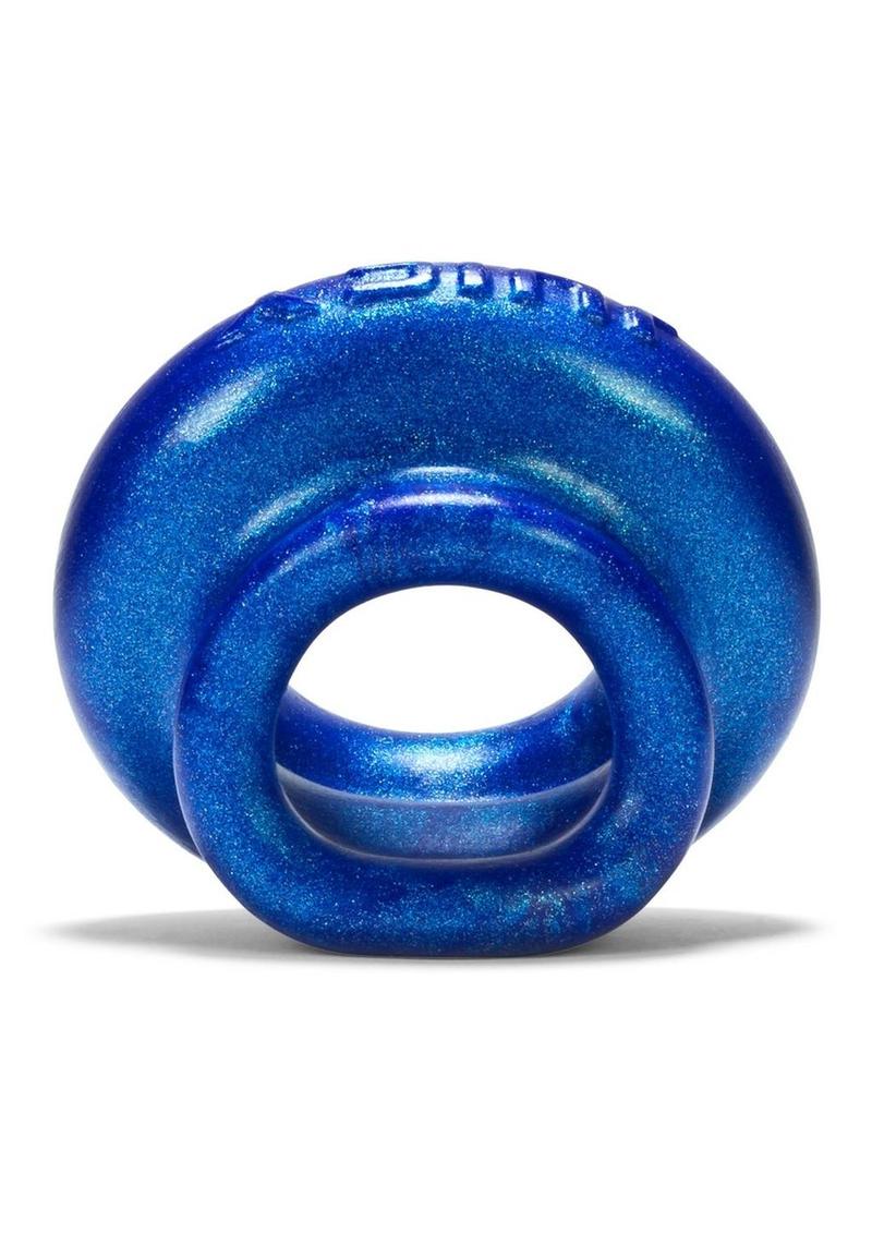 Oxballs Juicy Silicone Cock Ring - Blue - 3.5in