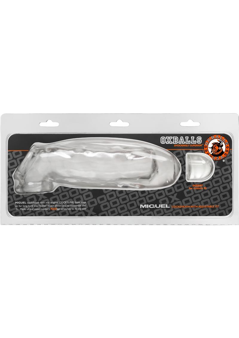 Oxballs Miguel Cock Sheath Penis Sleeve - Clear