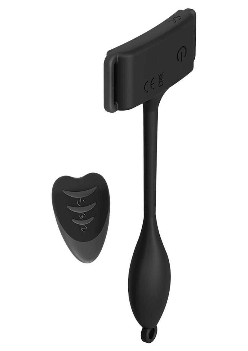 Pan-T Vibe Silicone Panty Vibe with Remote Control - Black