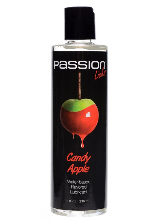 Passion Licks Candy Apple Water Based Flavored Lubricant - 8oz