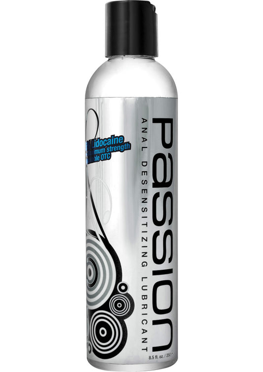 Passion Maximum Strength Anal Desensitizing Water Based Lubricant with Lidocaine - 8.25oz