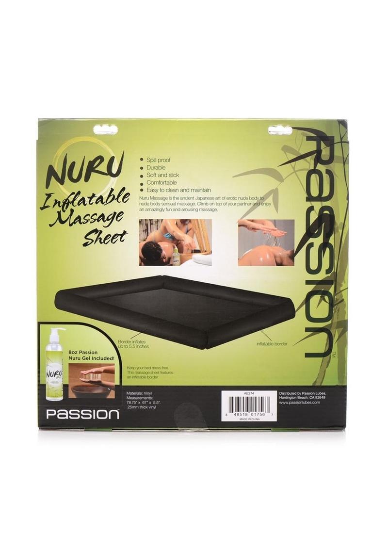 Passion Nuru Inflatable Massage Sheet and Gel Kit