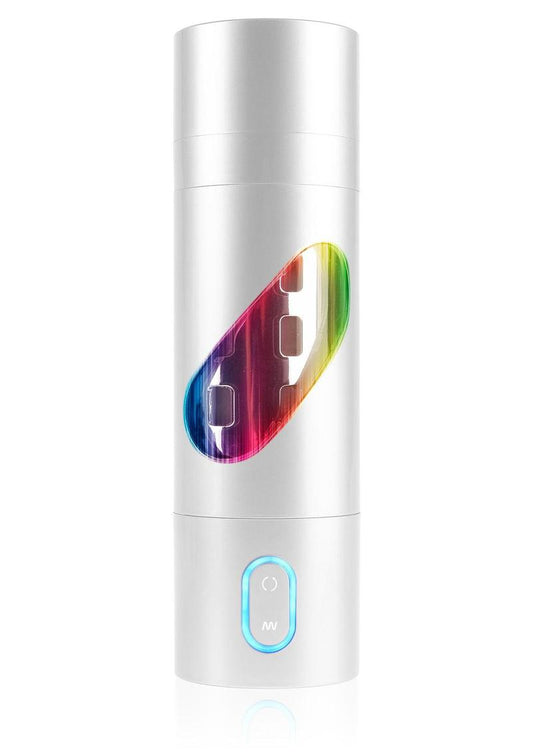 Pipedream Extreme Toyz Rechargeable Roto-Bator Pussy Masturbator - Pussy - Clear/Multicolor/White