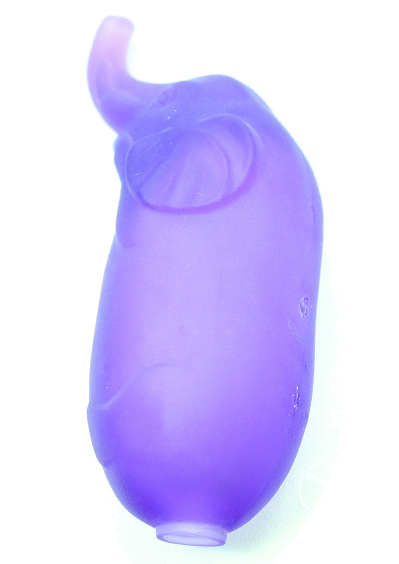 Pleasure Silicone Sleeve For Eggs Or Bullets - Elephant - Blue