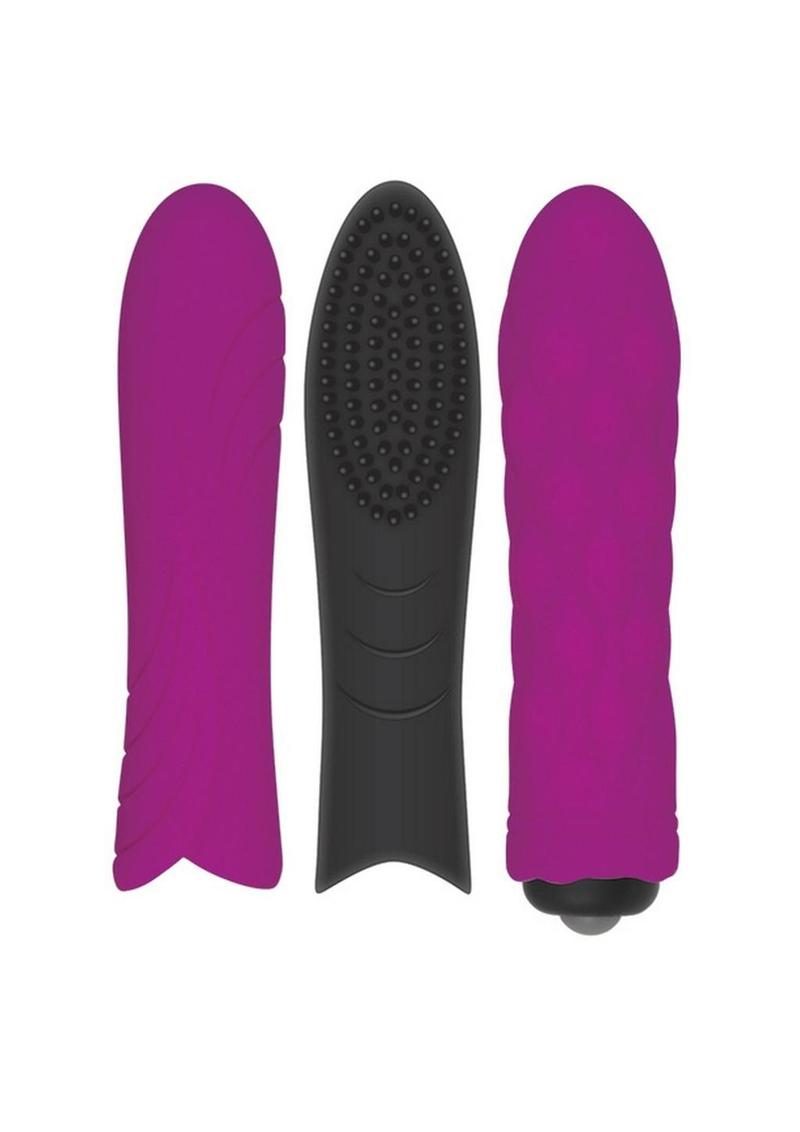 Pleasure Silicone Sleeve Trio with Bullet Kit