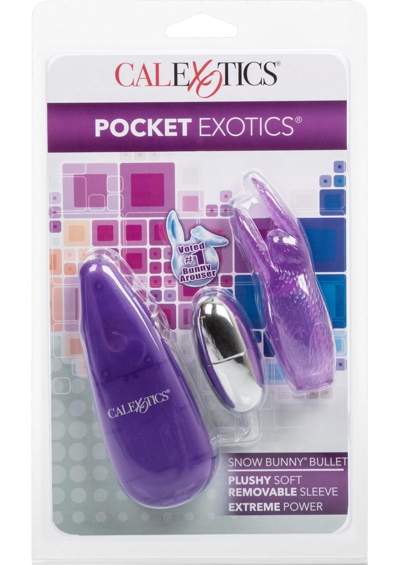 Pocket Exotics Snow Bunny Bullet - Purple - 4in