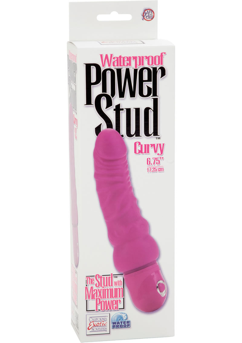 Power Stud Curvy Vibrator - Pink