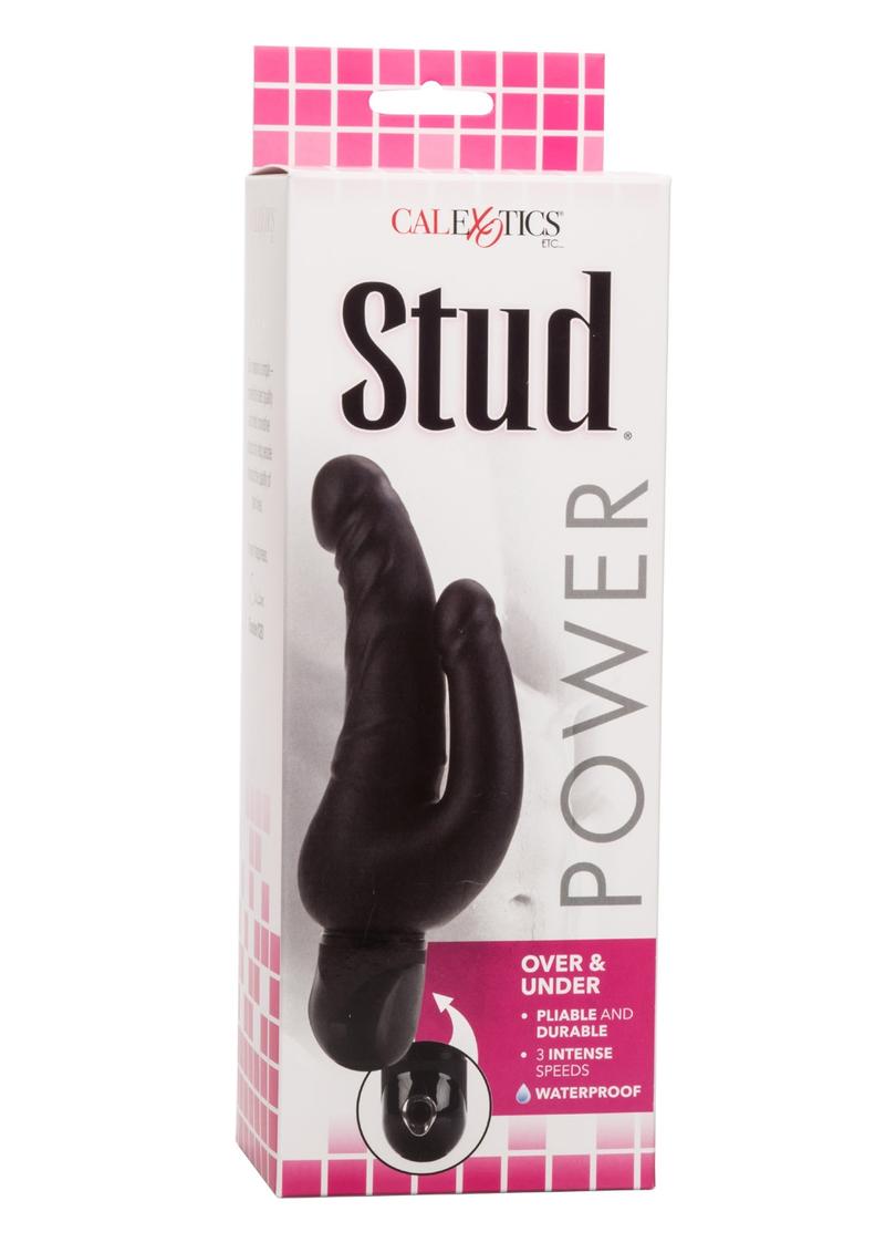 Power Stud Over and Under Vibrator - Black