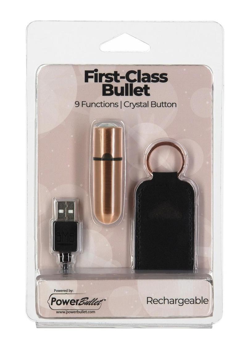 Powerbullet First Class Rechargeable Mini Bullet - Crystal/Rose Gold