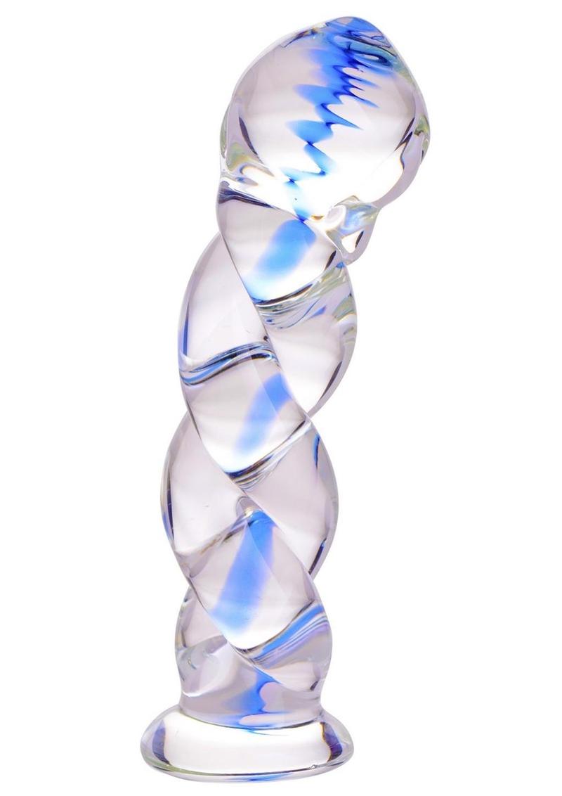 Prisms Soma Twisted Glass 5.75in Dildo