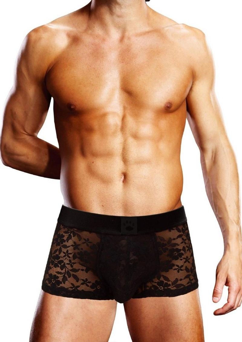 Prowler Lace Trunk - Black - Large