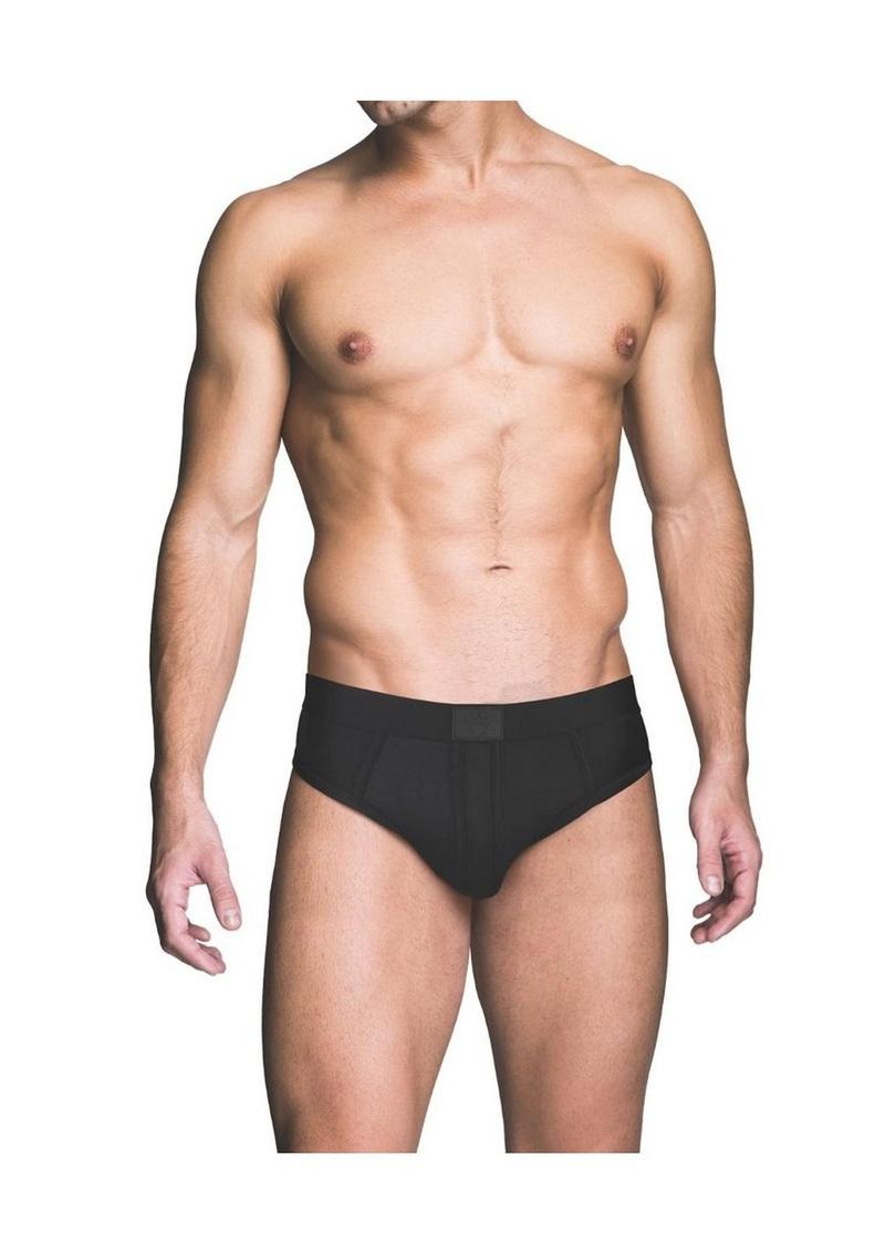 Prowler Red Ass-Less Brief - Black - Small