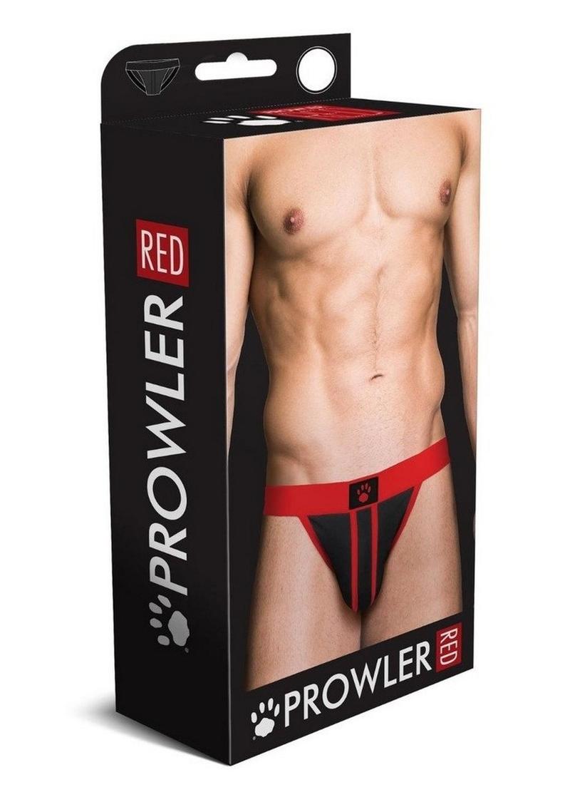 Prowler Red Ass-Less Jock - Black/Red - Small