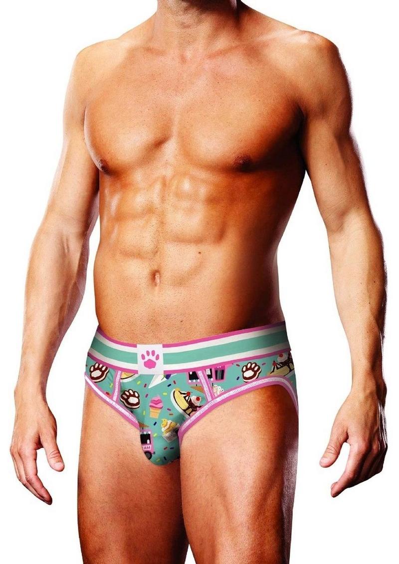 Prowler Sundae Open Brief - Blue/Pink - XLarge