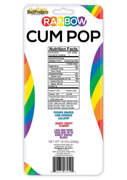Rainbow Cock Cum Pop - Multicolor