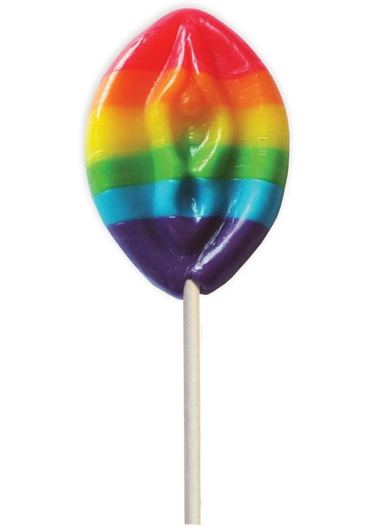 Rainbow Pussy Pops Candy Fruity Flavor - Multicolor
