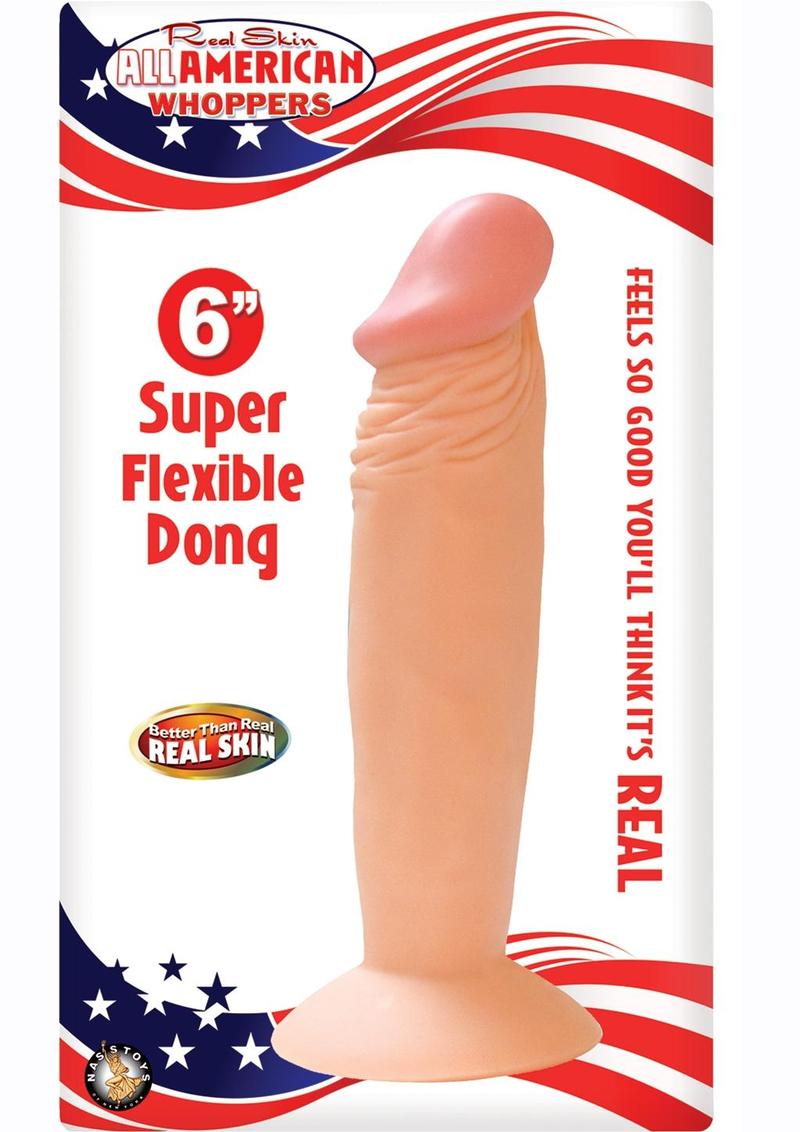 Real Skin All American Whoppers Dildo - Vanilla - 6in