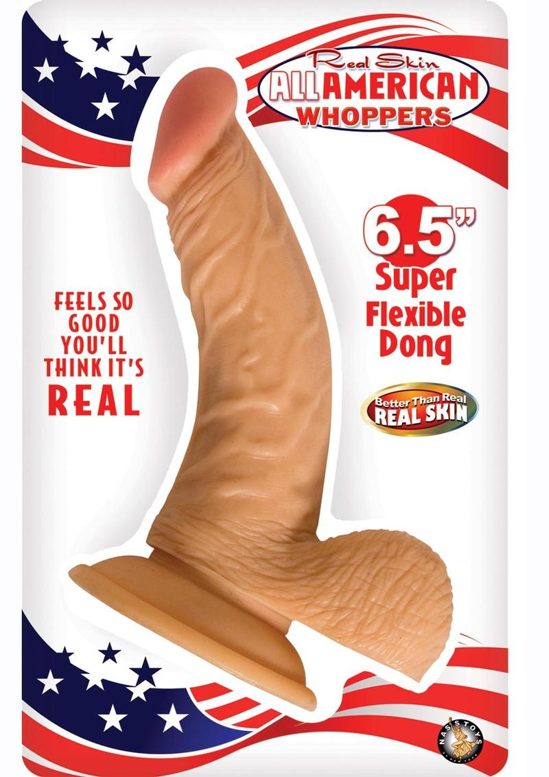 Real Skin All American Whoppers Dildo with Balls