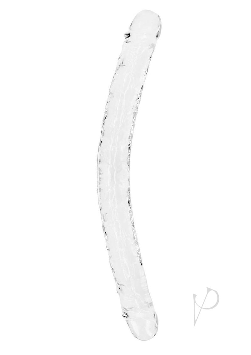 Realrock Crystal Clear Double Dong - Clear - 18in