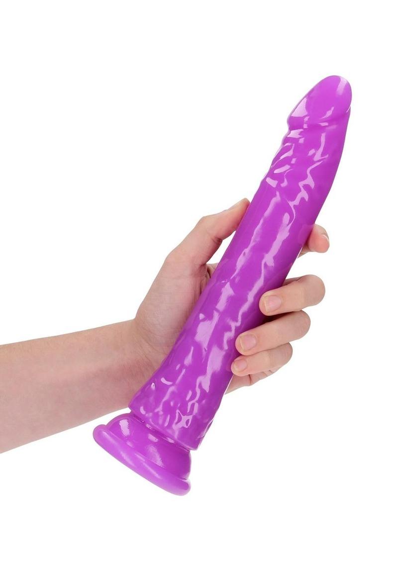 Realrock Slim Glow In The Dark Dildo with Suction Cup