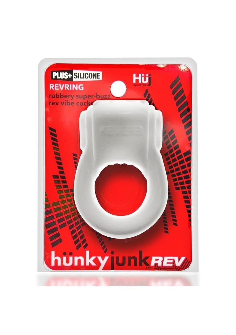 Revring Reverb Vibrating Cock Ring - White/White Ice