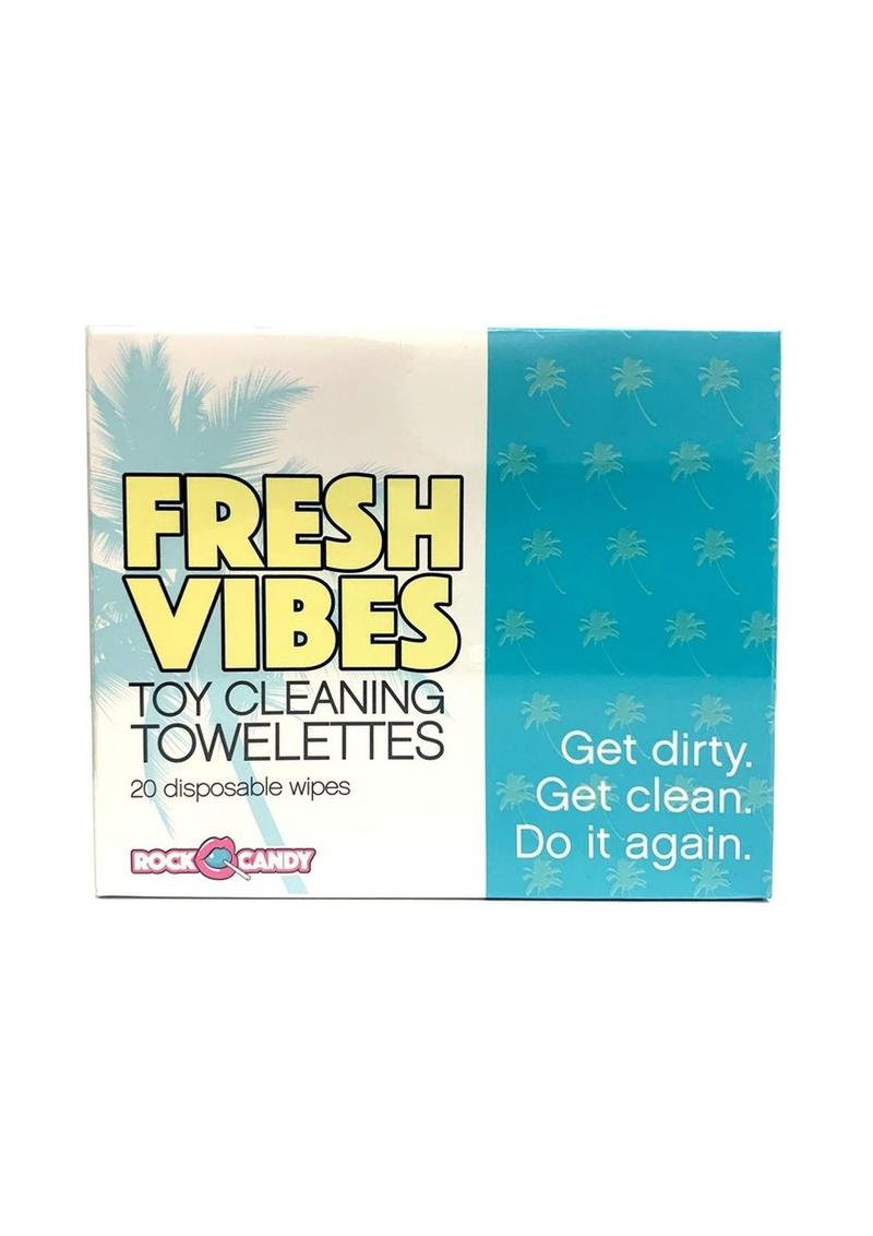 Rock Candy Fresh Vibes Toy Cleaning Wipes - 20 Per Box