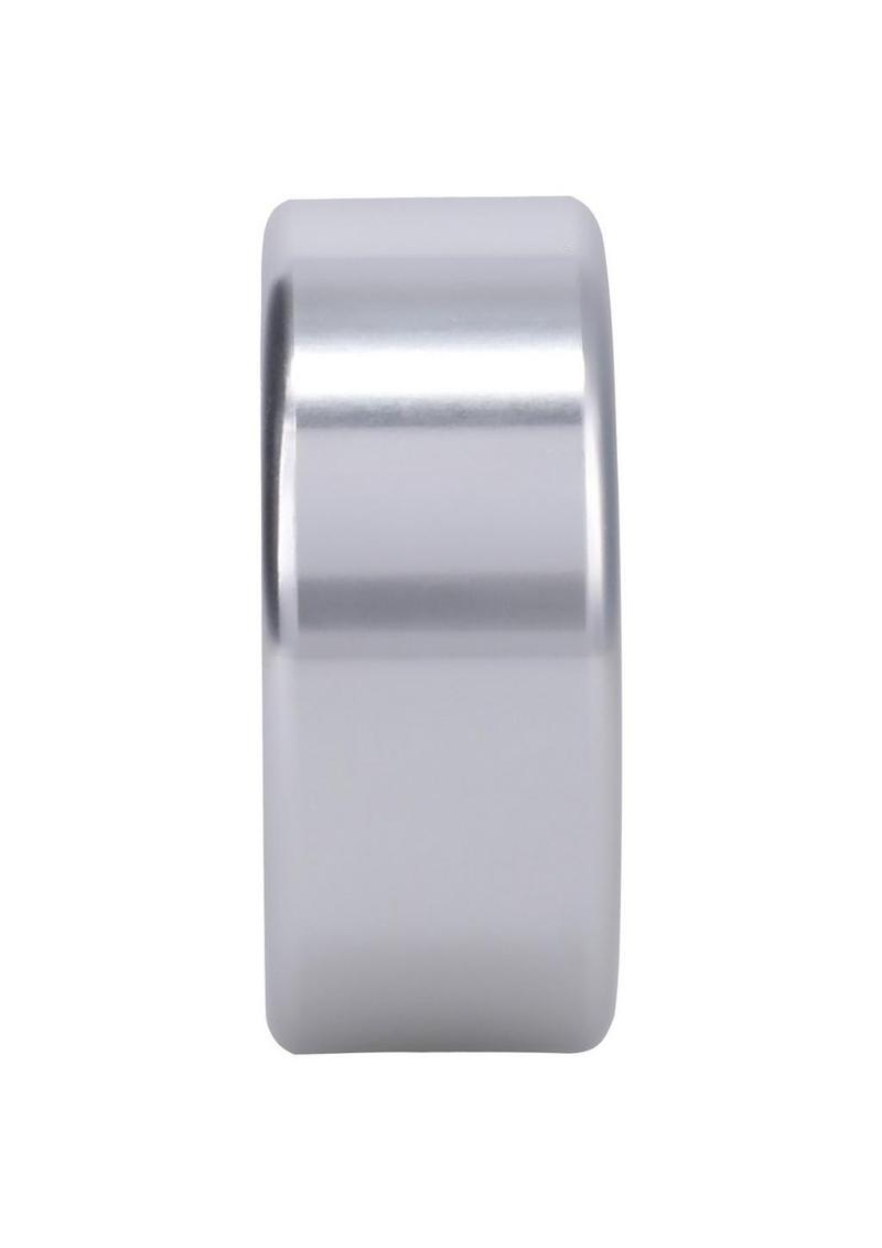 Rock Solid Brushed Alloy Aluminum Cock Ring