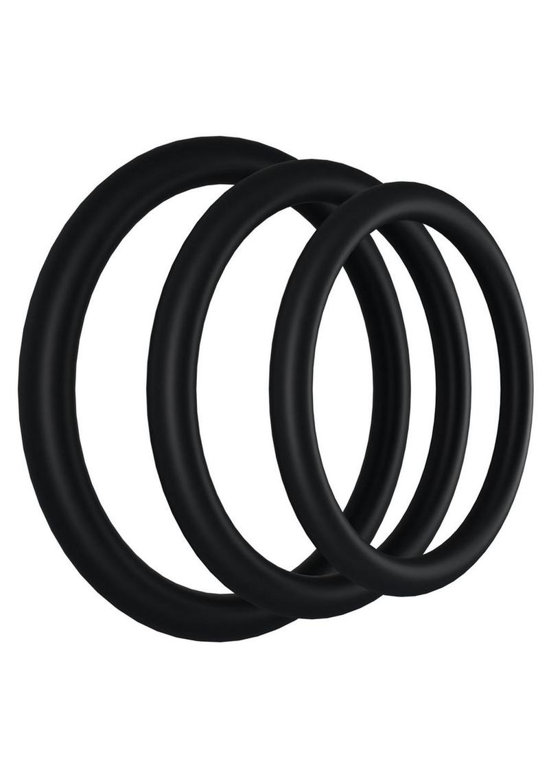 Rock Solid Tri-Pack Rubber Gasket Cock Ring