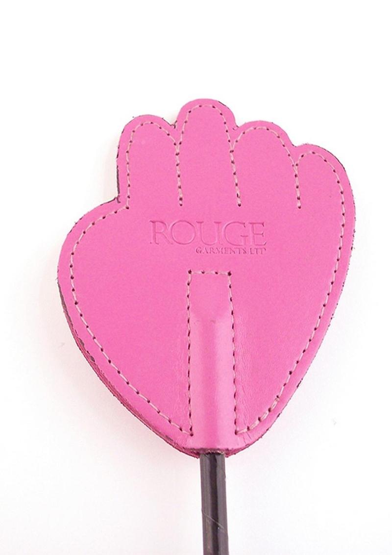 Rouge Fifty Times Hotter Leather Hand Riding Crop