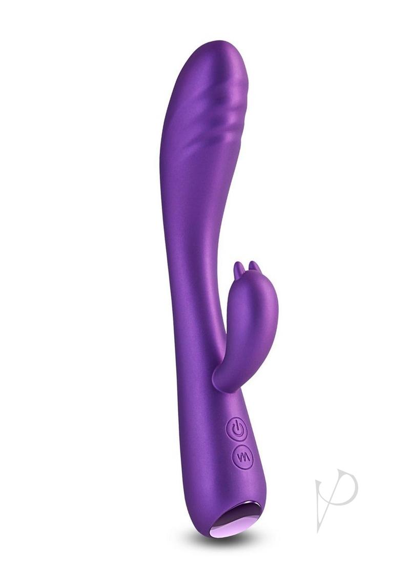 Royals Dutchess Rechargeable Silicone Rabbit Vibrator - Pink