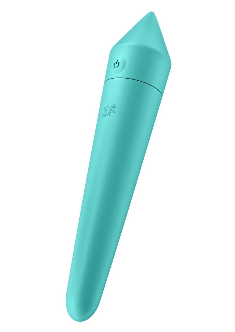 Satisfyer Ultra Power Bullet 8 Rechargeable Silicone Bullet Vibrator - Teal